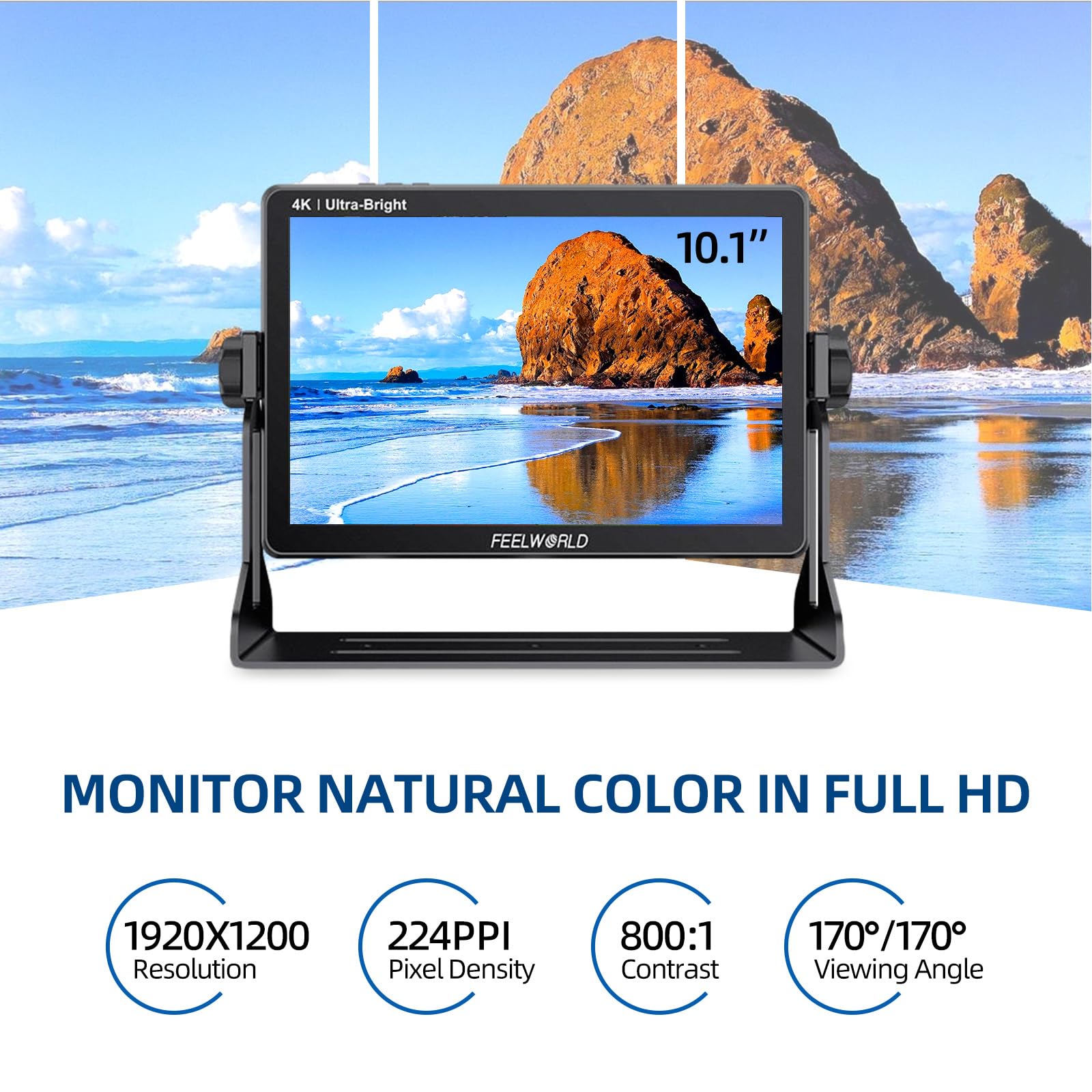 FEELWORLD LUT11S 10.1インチモニター FEELWORLD LUT11S 10.1 Inch Camera Field Monitor 3G-SDI 4K